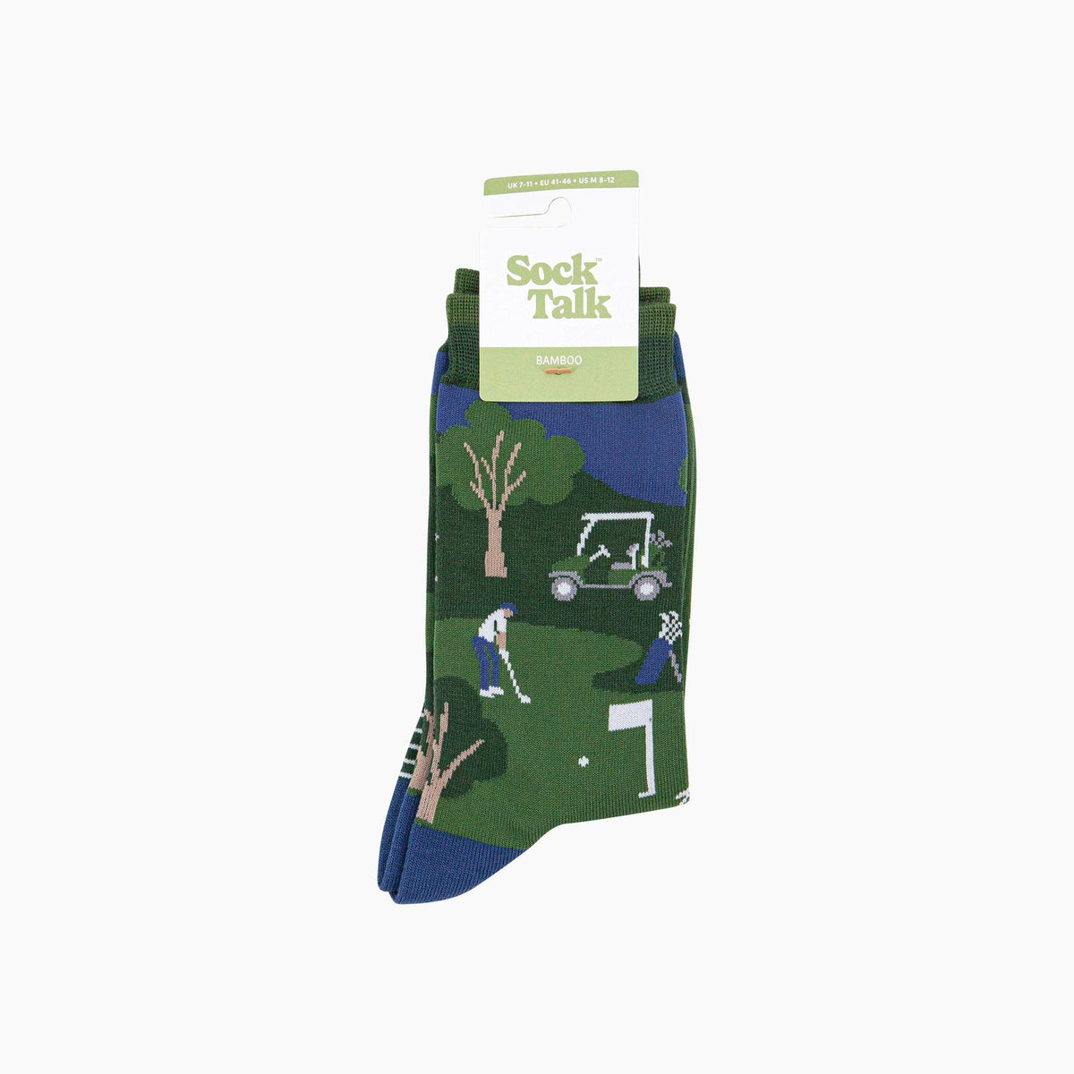 Golf Course Mens Bamboo Socks