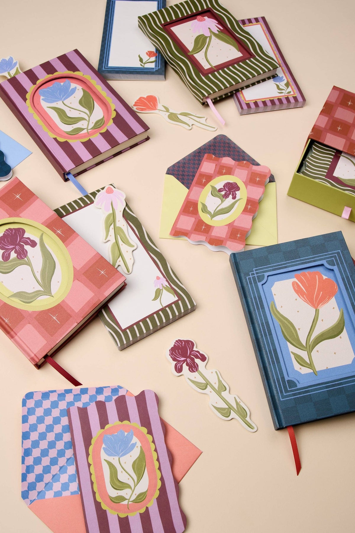 Framed Floral Journal - Poppy