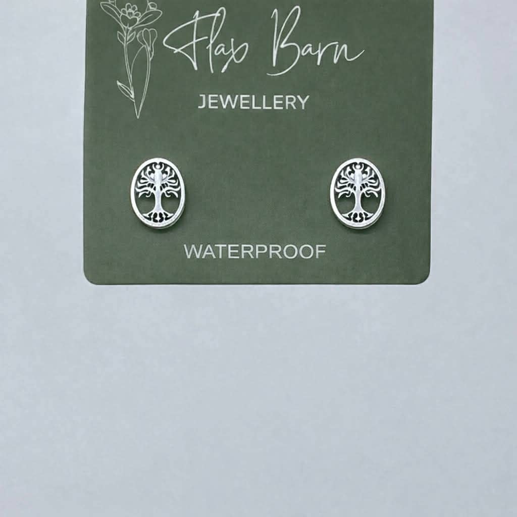 Tarnish Resistant Tree Of Life Studs