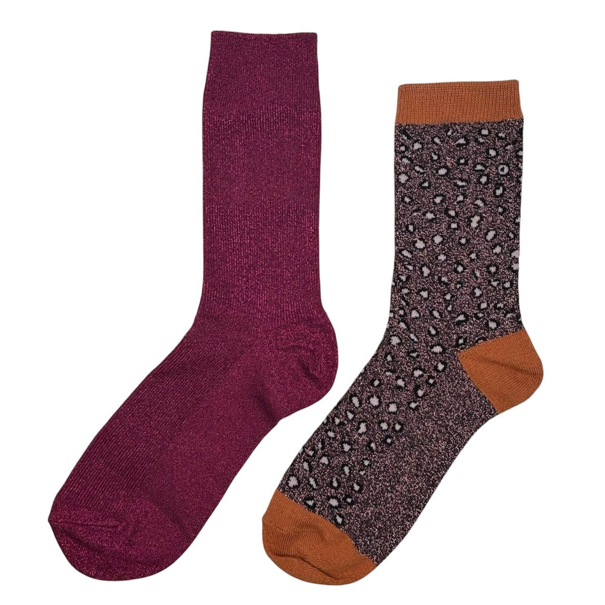 Fuchsia & Cheetah Sock Box Duo