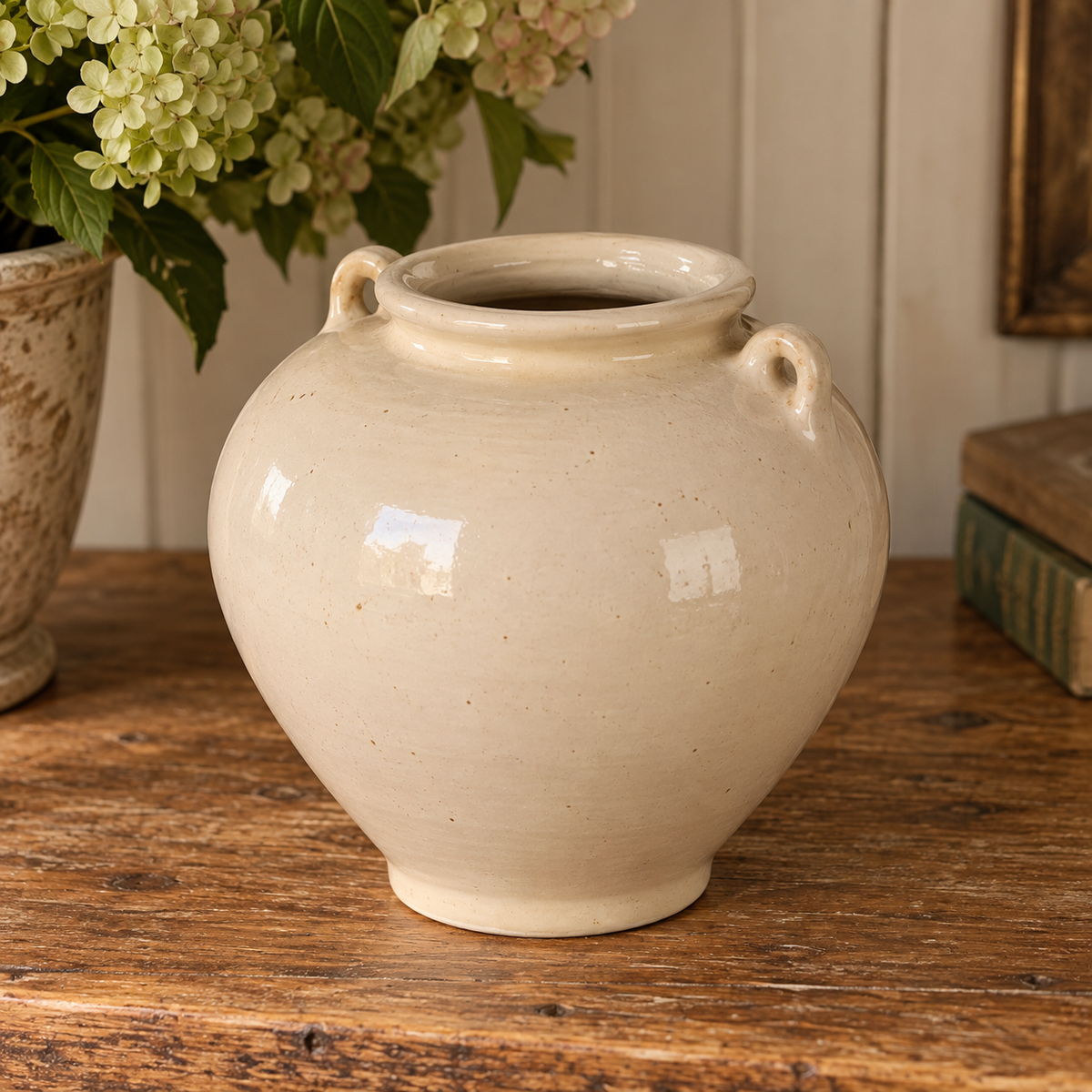 Ivory Ceramic Vase