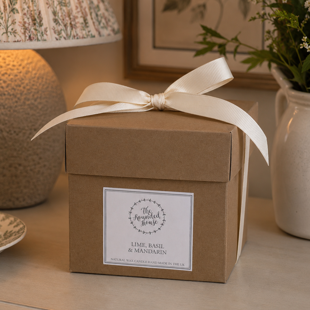 Large Three Wick Candle by The Rounded House - Fresh Linen