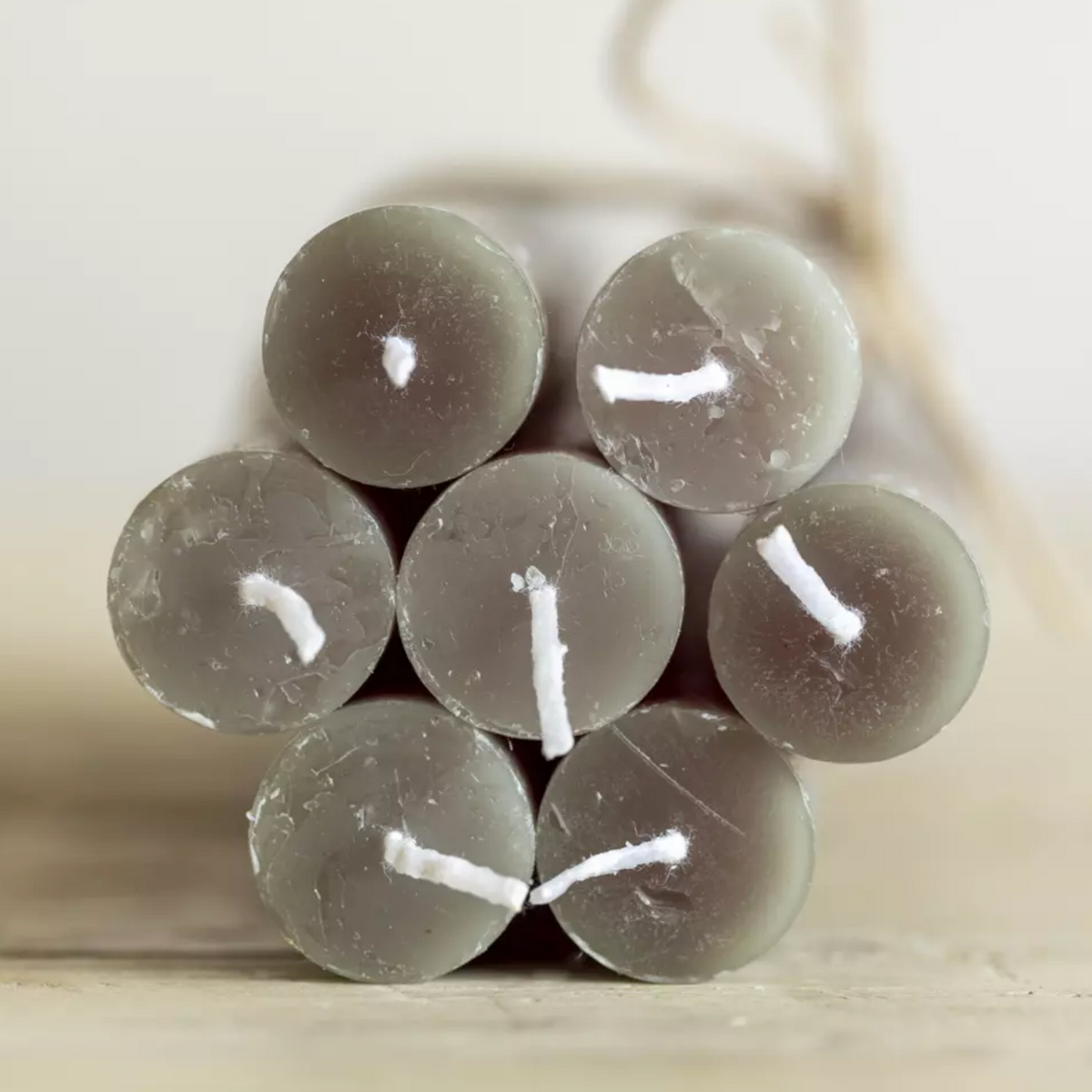 Rustic Dinner Candle - Caramel