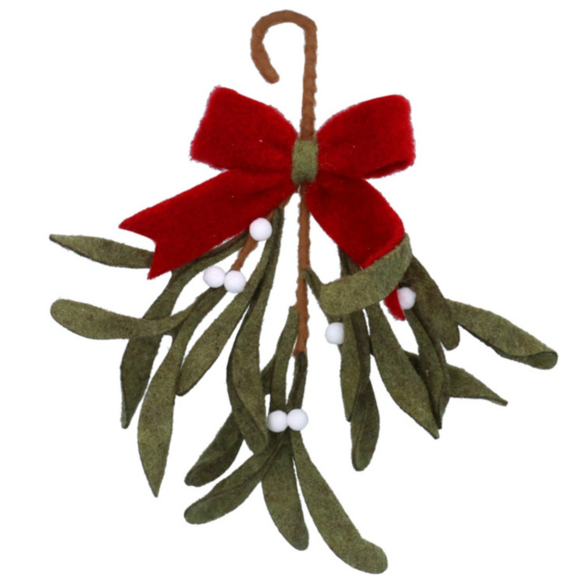 Felt Mistletoe Hanging Decoration