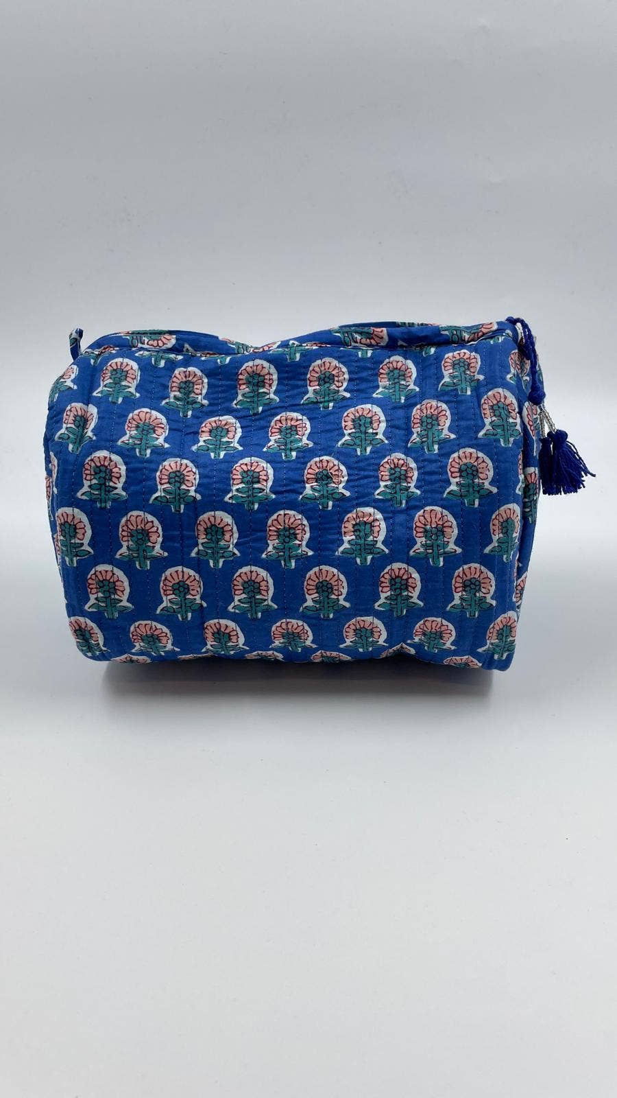100% Cotton Quilted Washbag - 3 sizes available