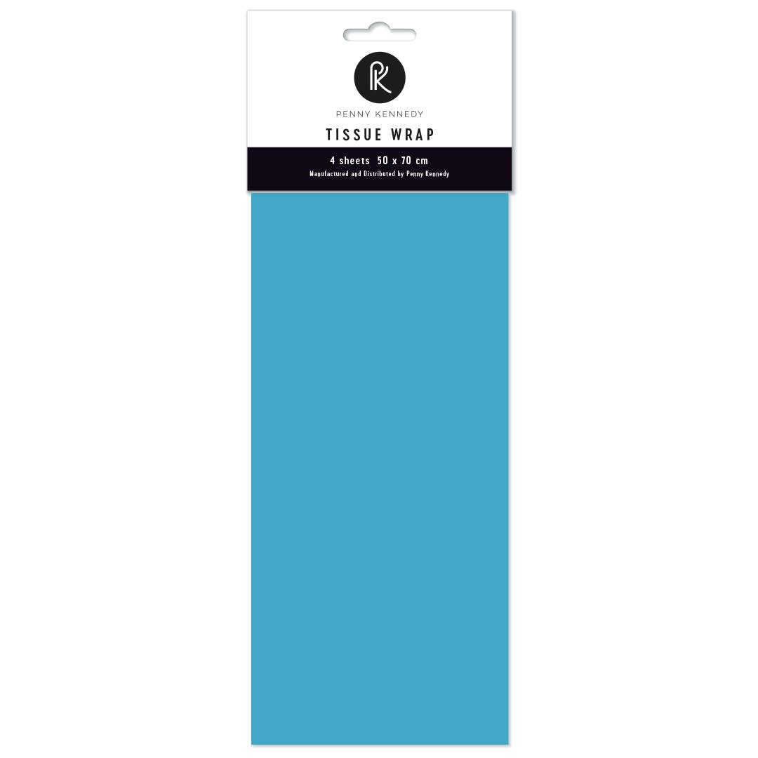 Turquoise Plain Tissue Paper
