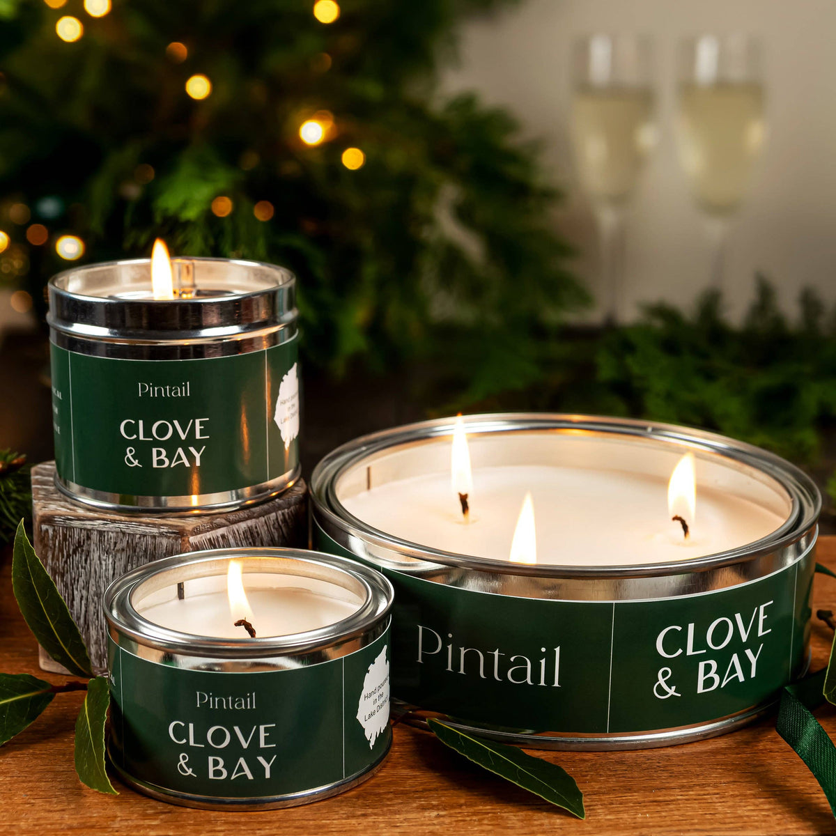 Clove & Bay Tin Candle
