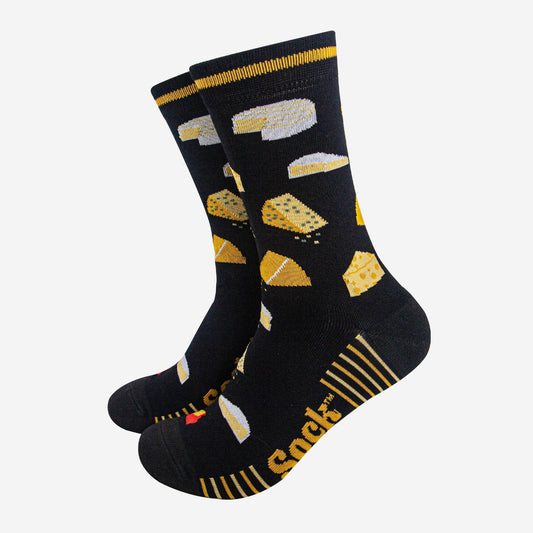 Cheese Mens Bamboo Socks