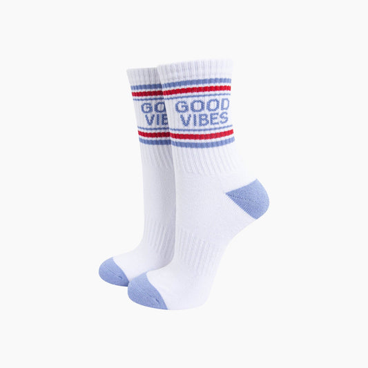 Good Vibes Organic Cotton Sports Socks