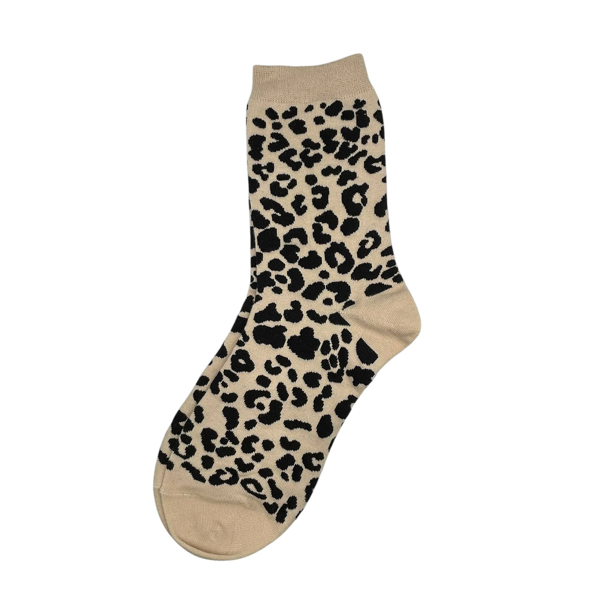 Leopard Socks - Sand