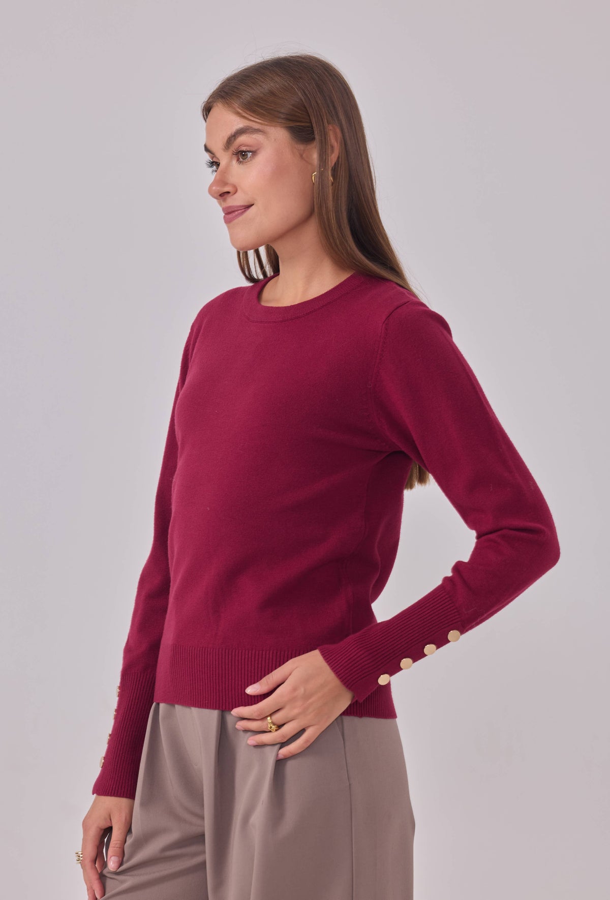 Vanessa jumper - Bordeaux