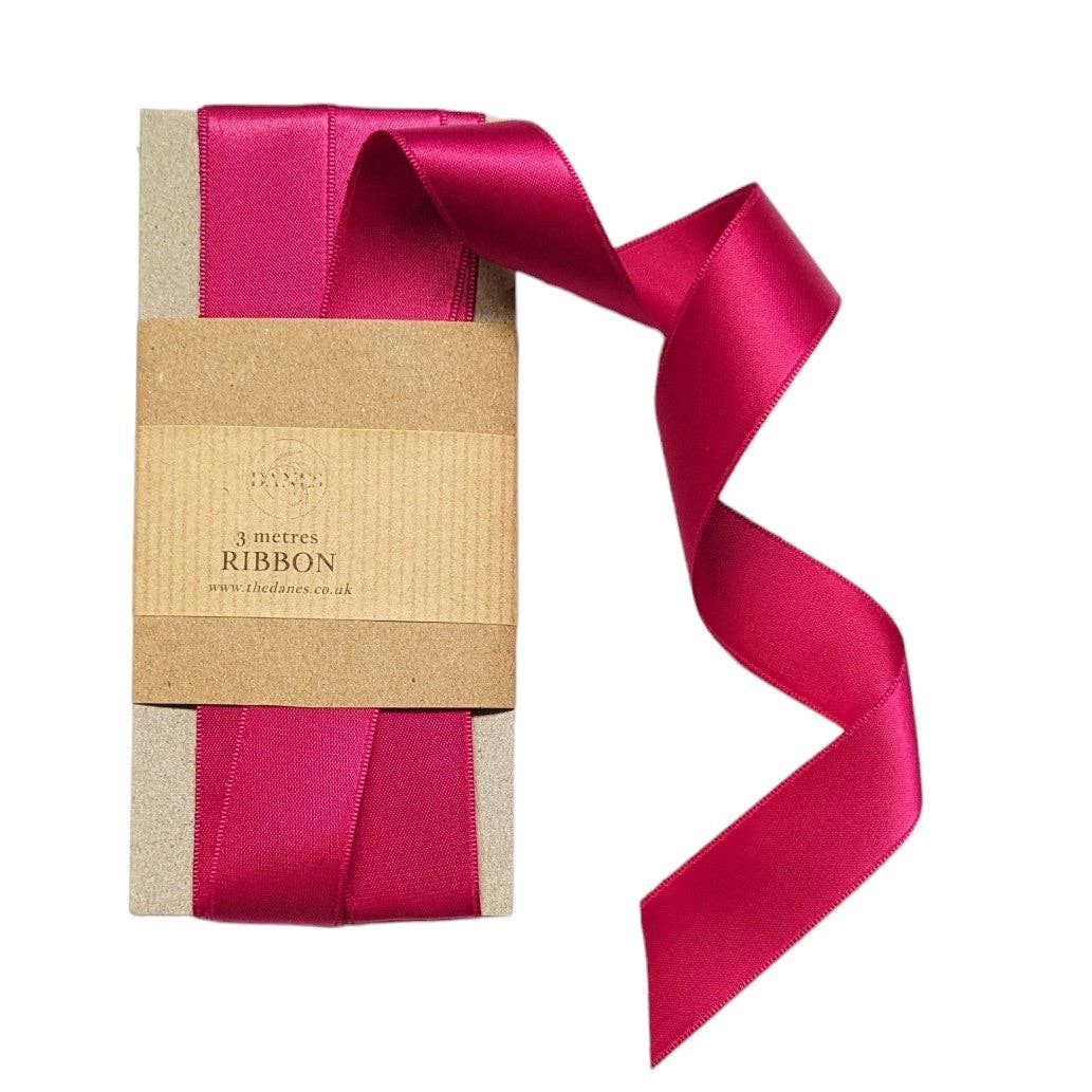 Cerise Luxury Double Faced Satin Ribbon