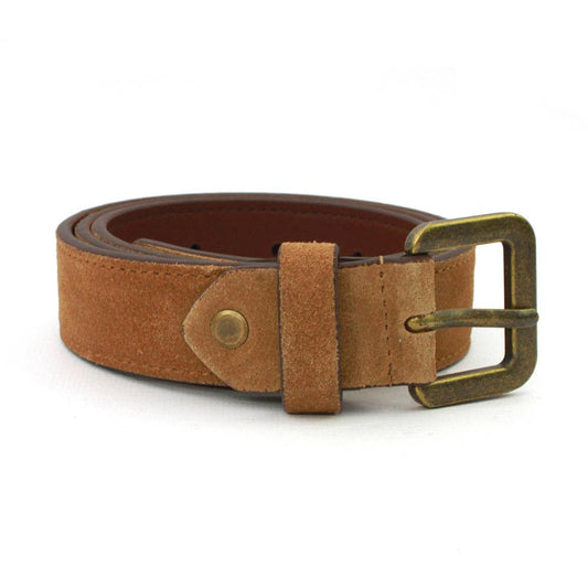 Alessia Suede Belt: Tan / 10