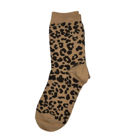 Leopard Socks -  Sand