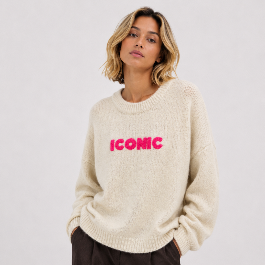 ICONIC jumper - Cream / One Size