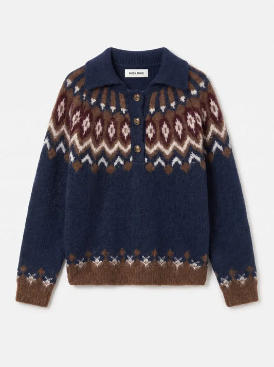 Freja Jumper - Navy