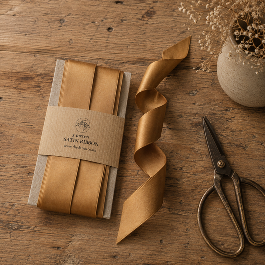 Gold Luxury Double Faced Satin Ribbon