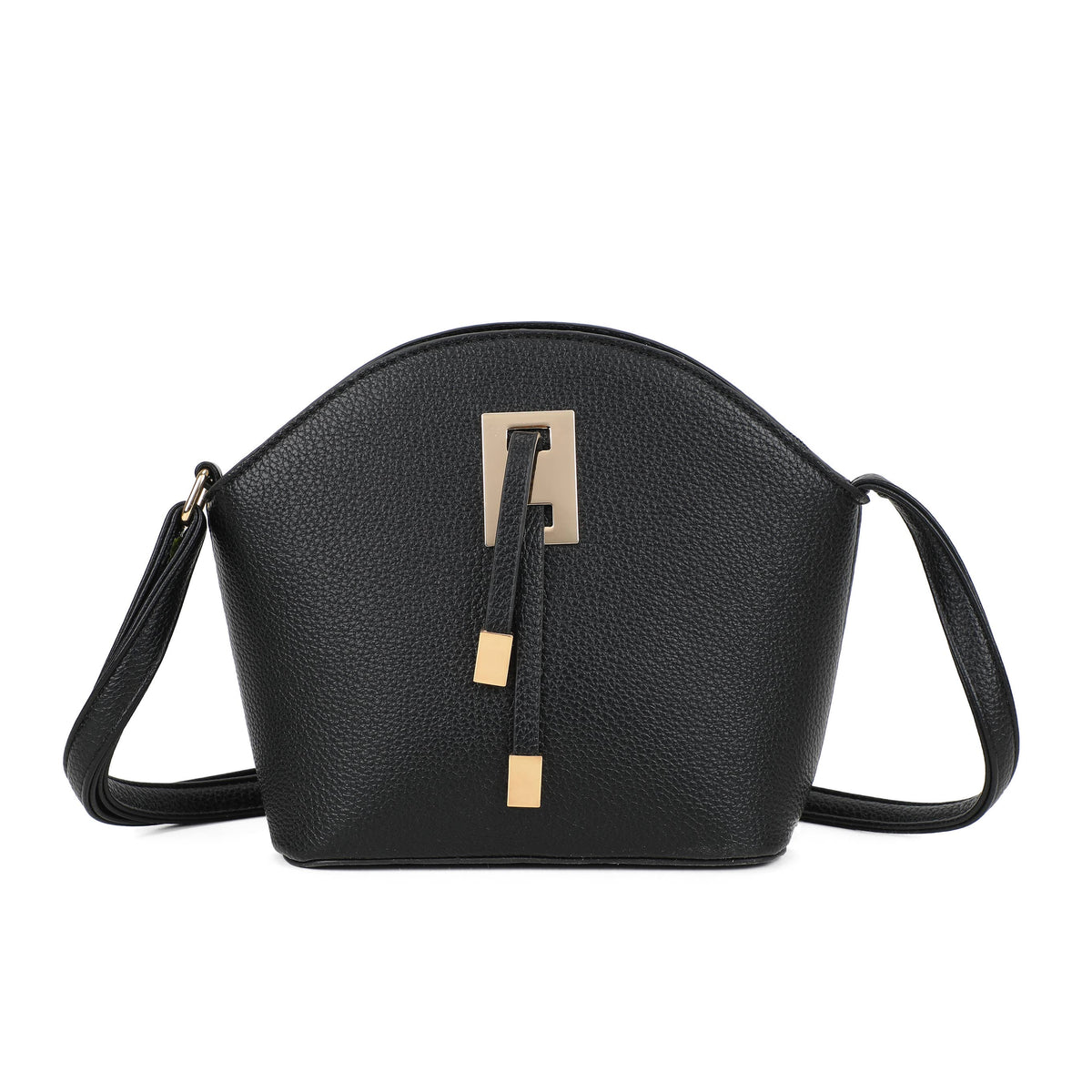 Tassel Cross body Bag: Black