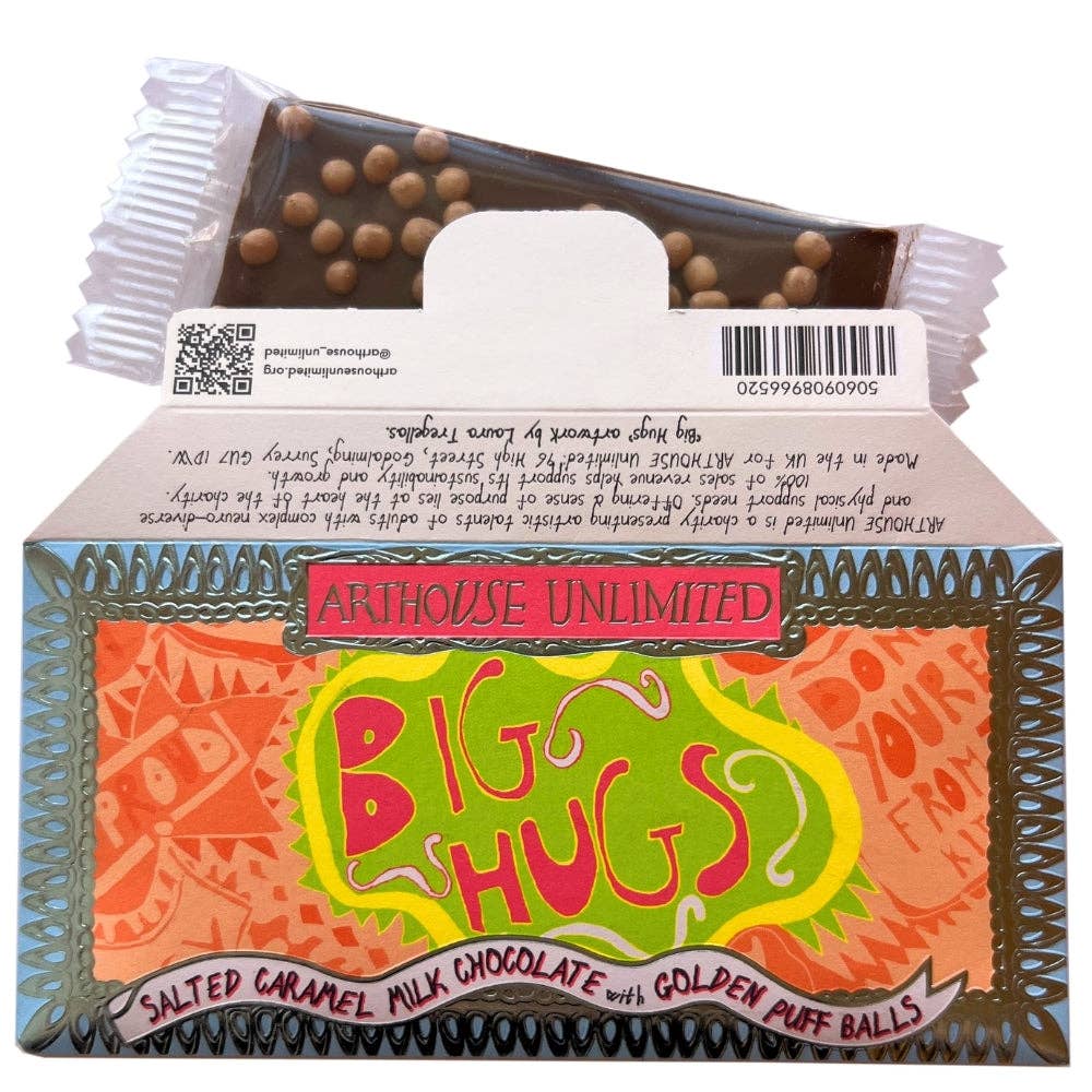 Joy Sized: Big Hugs - Salted Caramel Milk Chocolate with Golden Puff Balls