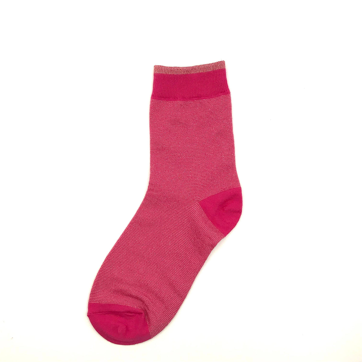 Sparkly Socks : Bright pink