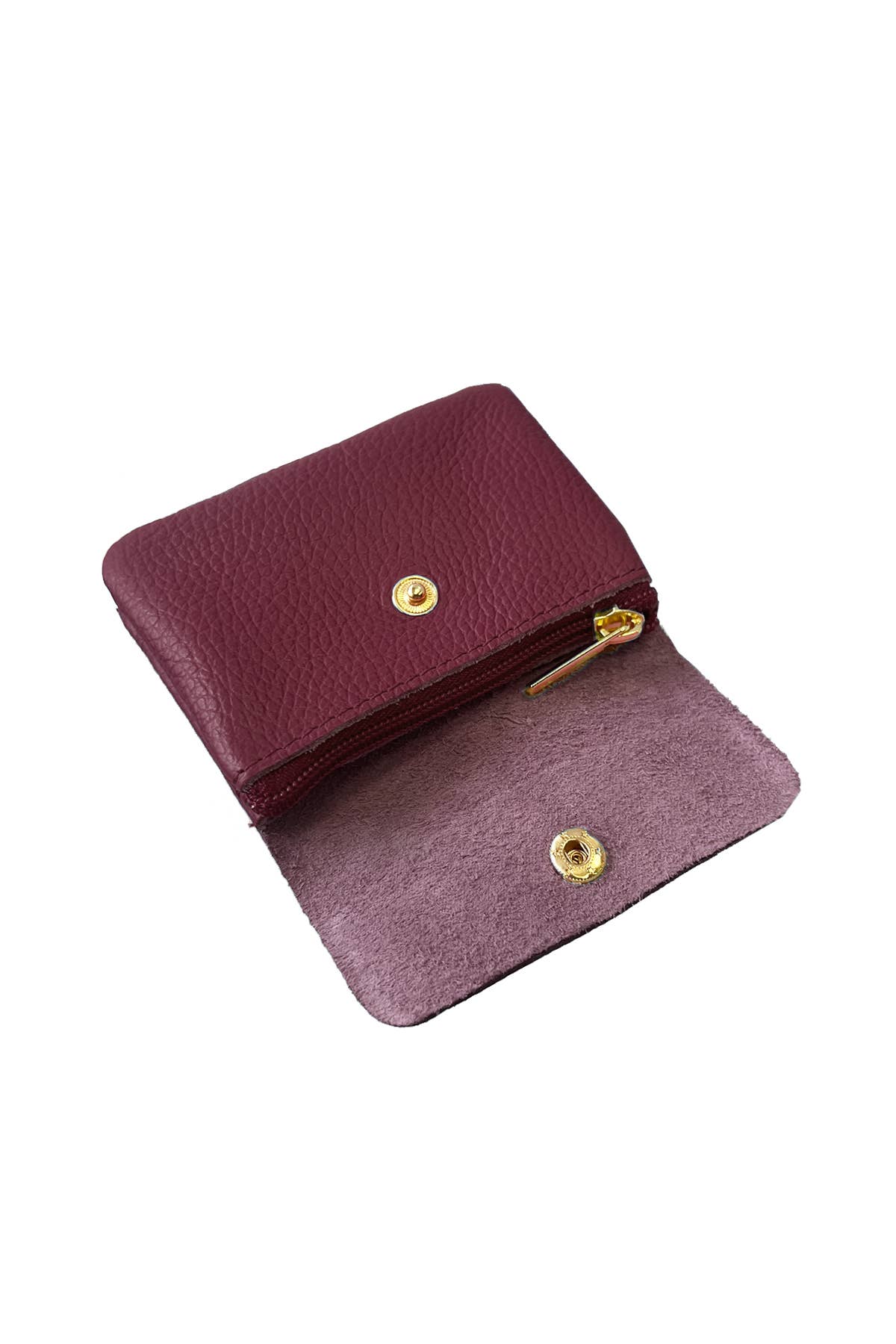 Leather Wallet - Bordeaux