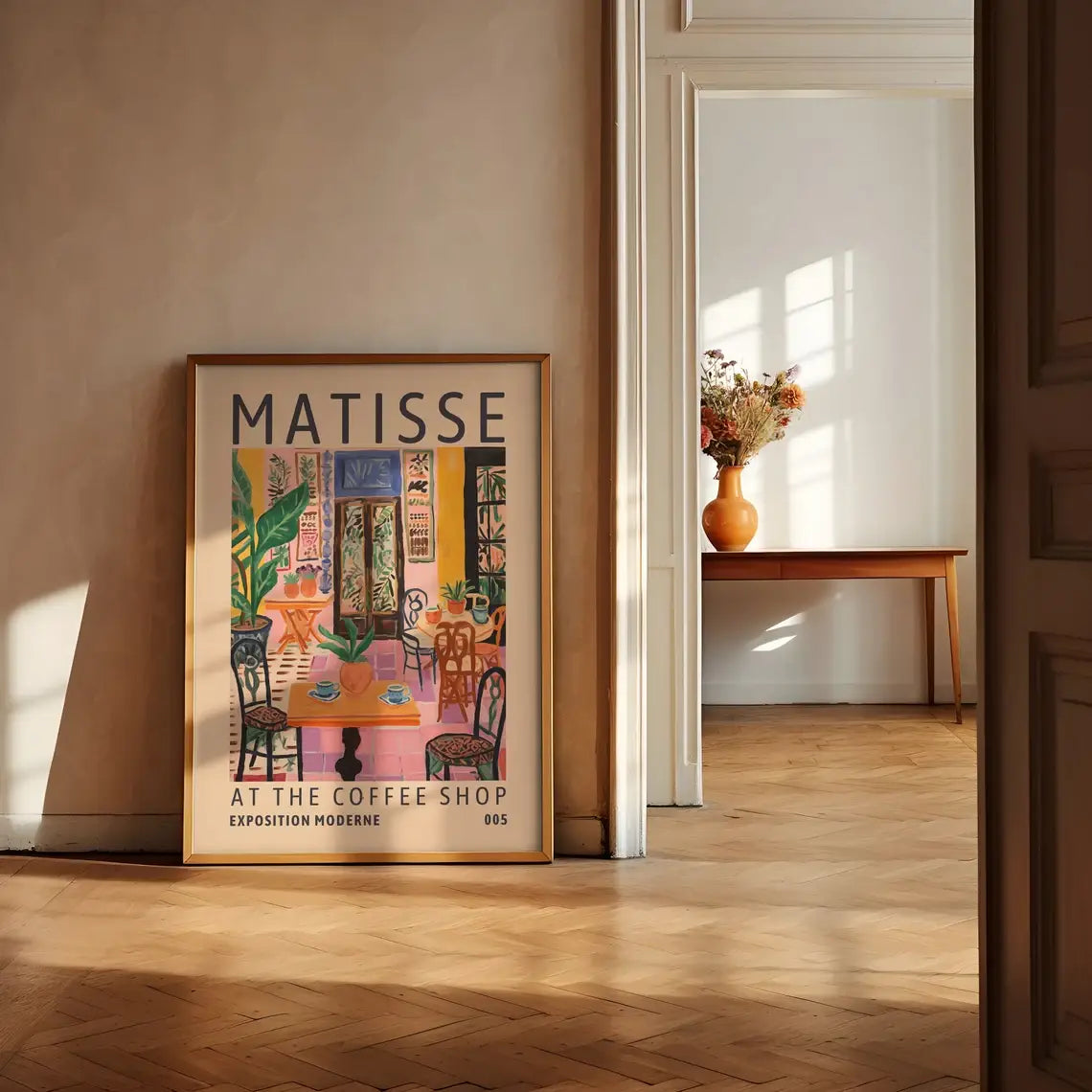 Matisse At The Coffee Shop Print Poster: A4