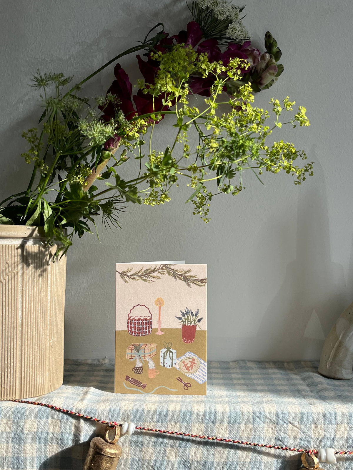 Winter Table Mini Christmas card