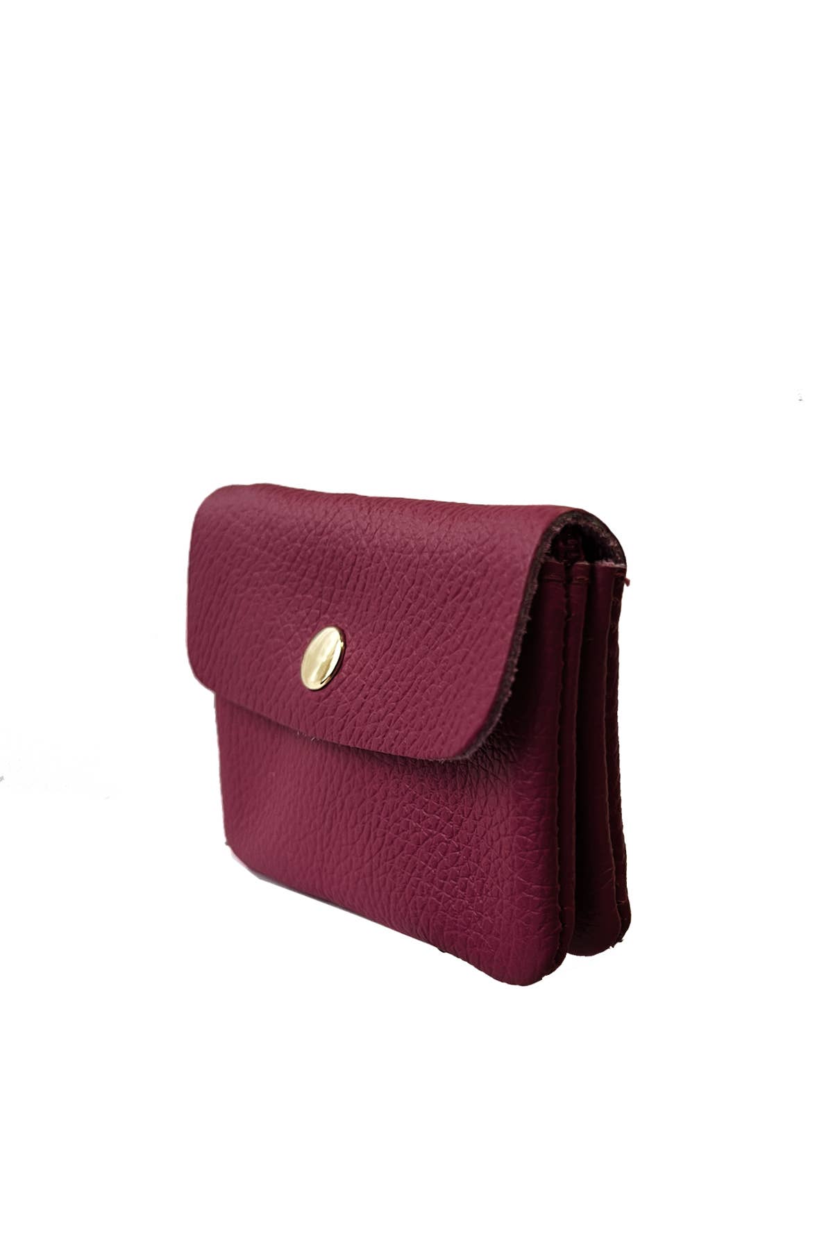 Leather Wallet - Bordeaux