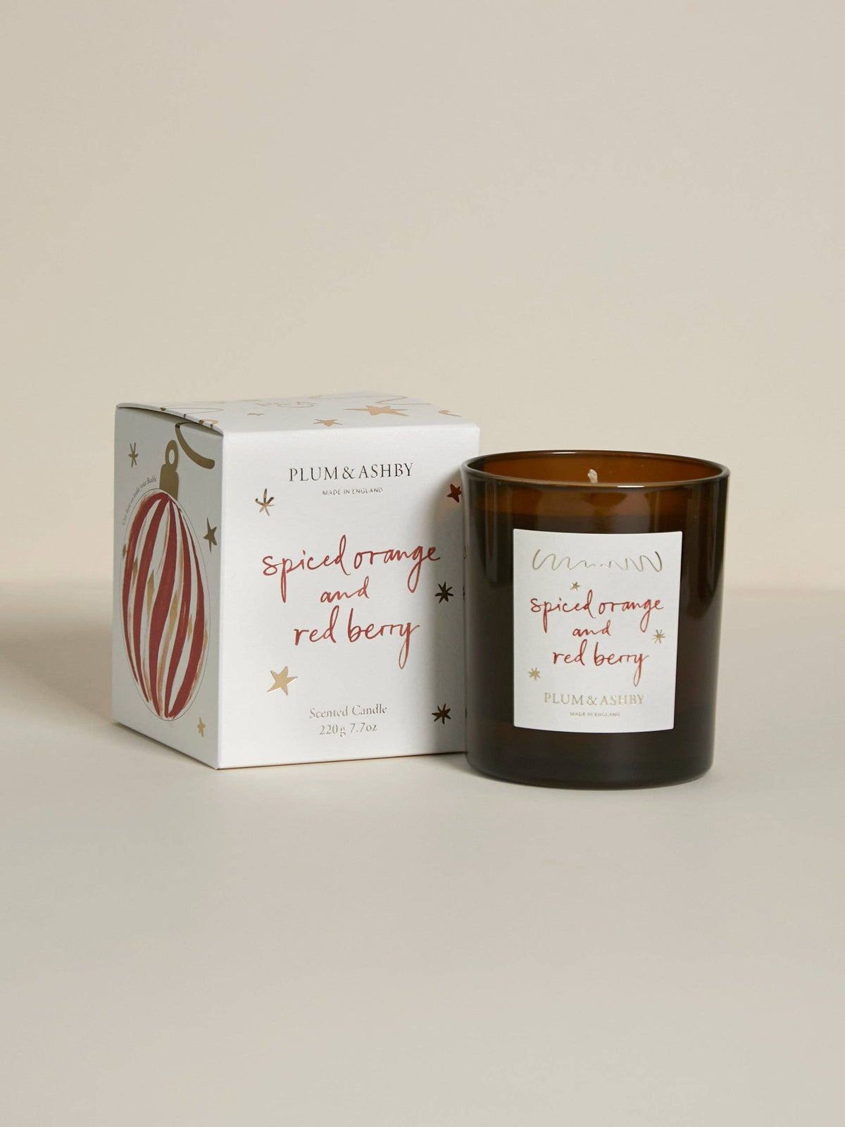 Spiced Orange & Red Berry Candle - Plum & Ashby 220g