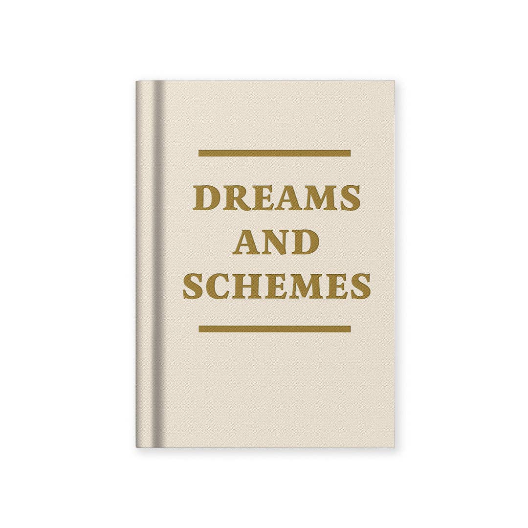 Dreams and Schemes A7 Fabric Hardback Notebook (13273)