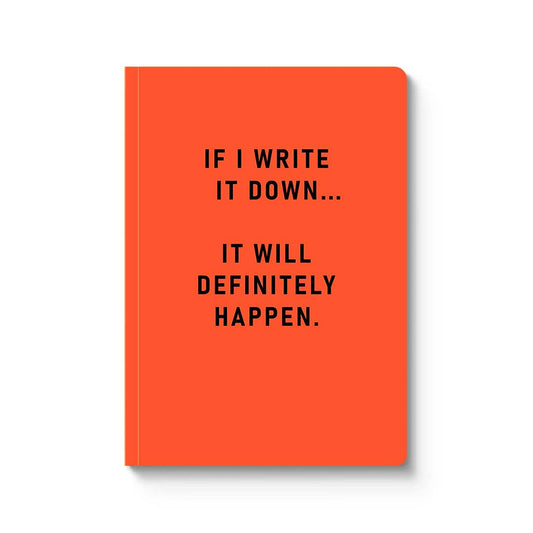 Definitely Happen Paperback Notebook (A5) (10419)