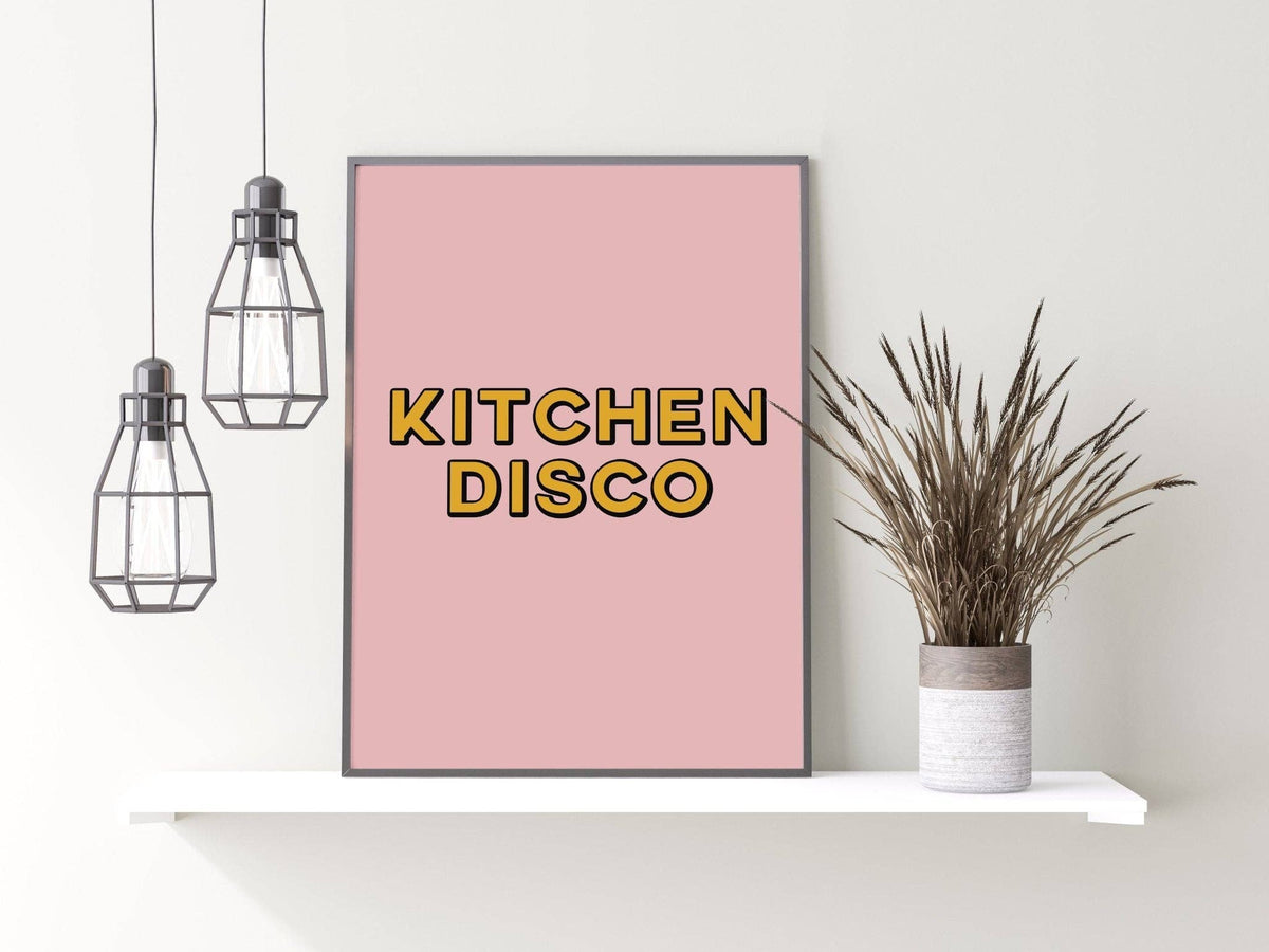Kitchen Disco Print: A4