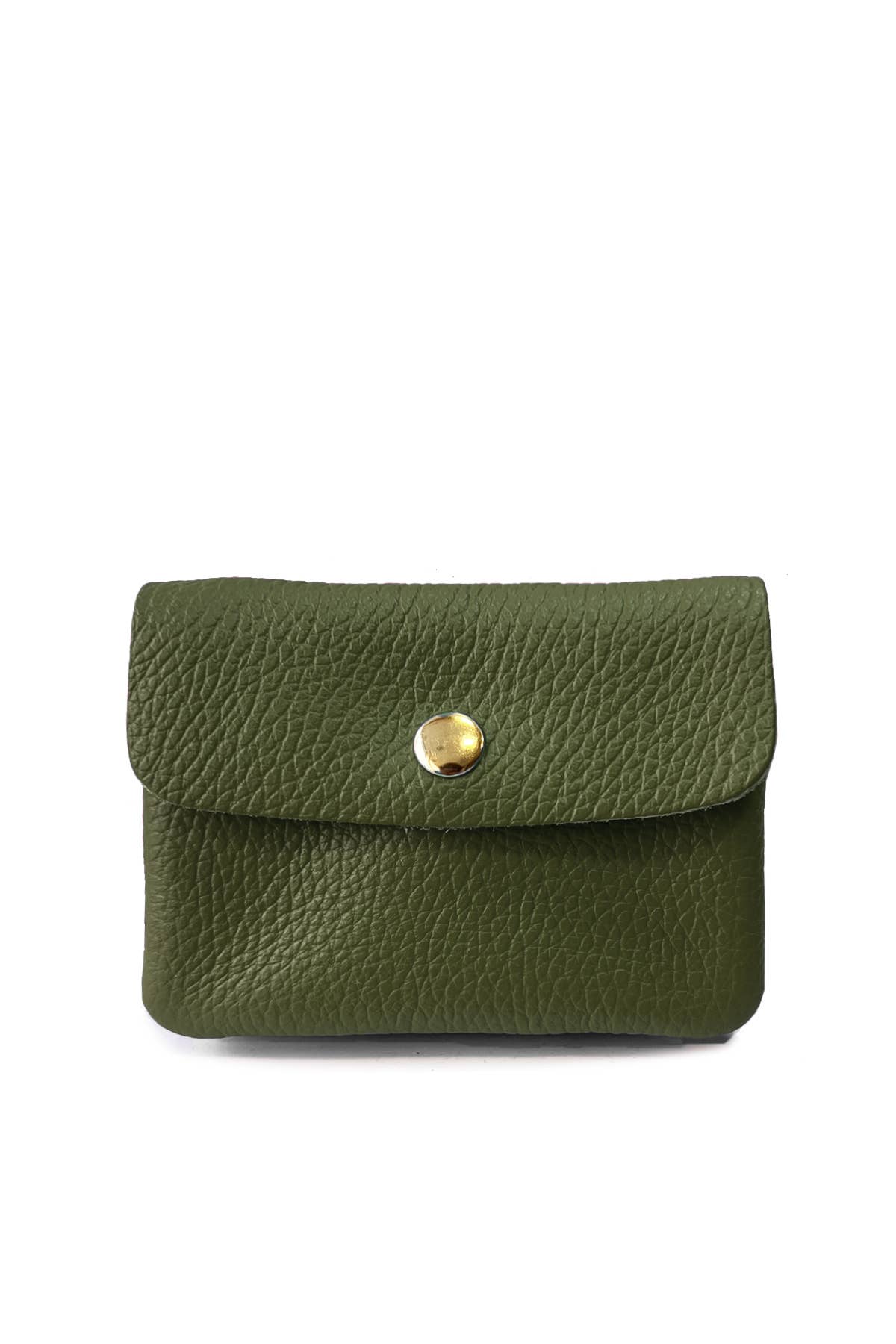 Leather wallet - Khaki