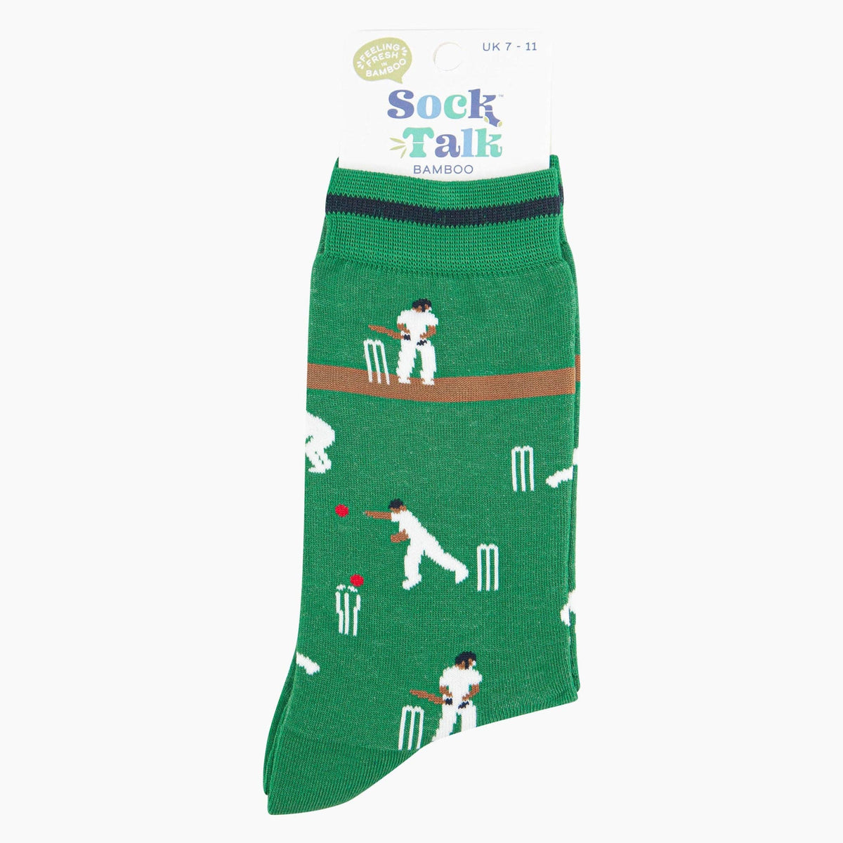 Cricket Players Mens Bamboo Socks