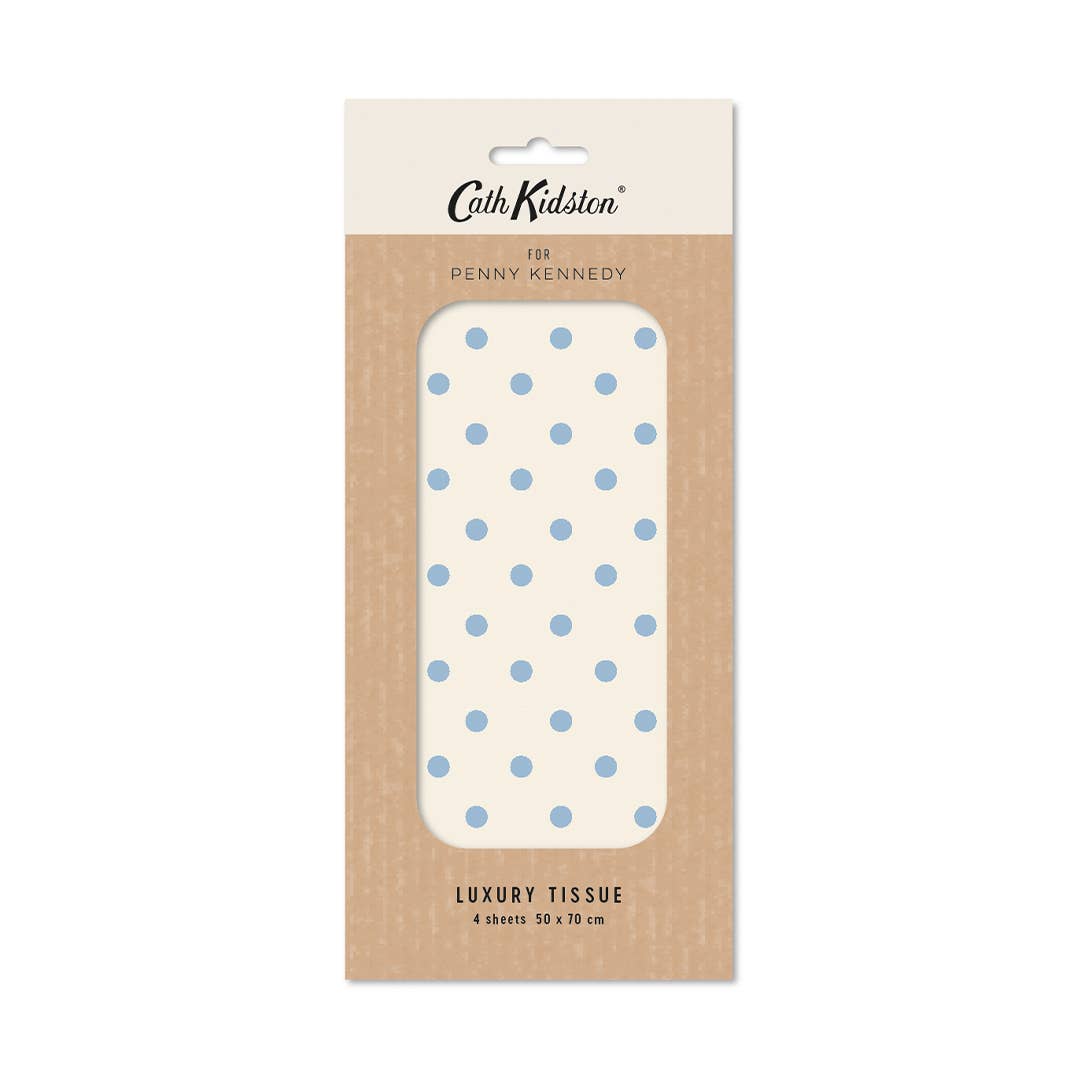 Cath Kidston Tissue Paper Blue Spots