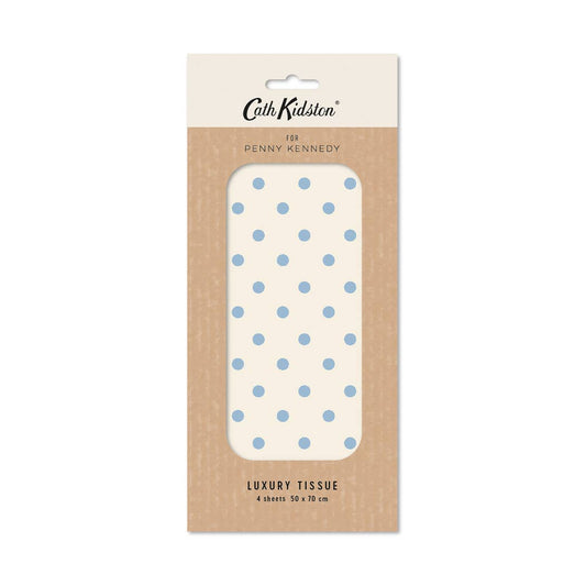 Cath Kidston Tissue Paper Blue Spots
