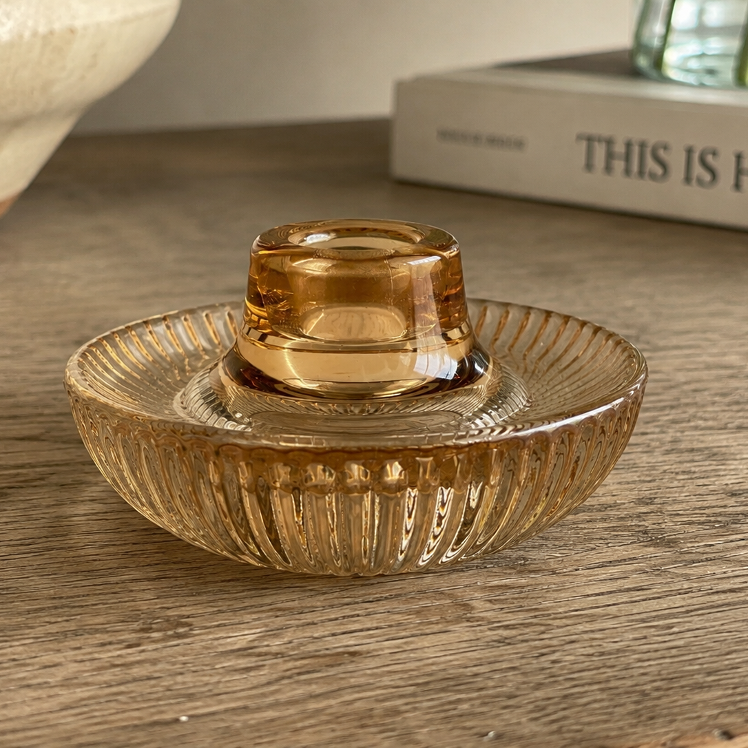 Amber Candle holder