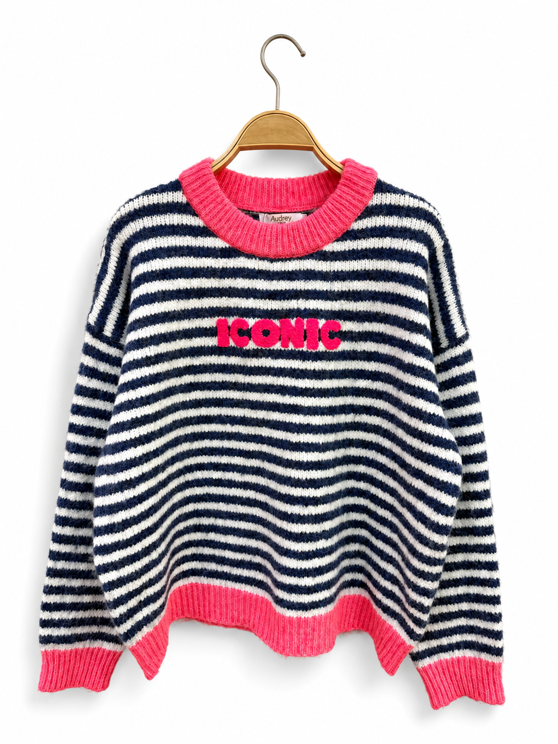 ICONIC jumper - Navy stripe / One size
