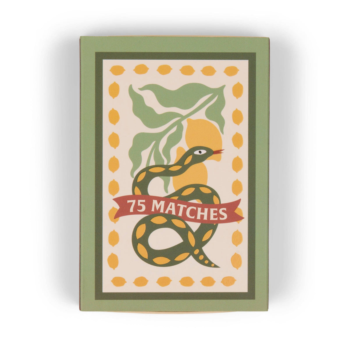 A Dopo Boxed Matches "Snake" Yellow set of 75 matches