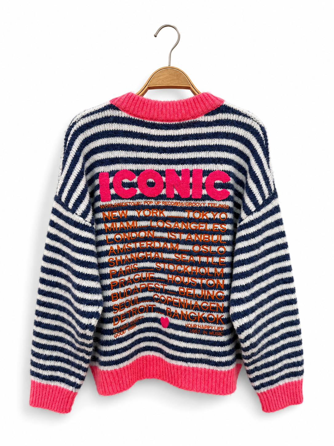 ICONIC jumper - Navy stripe / One size