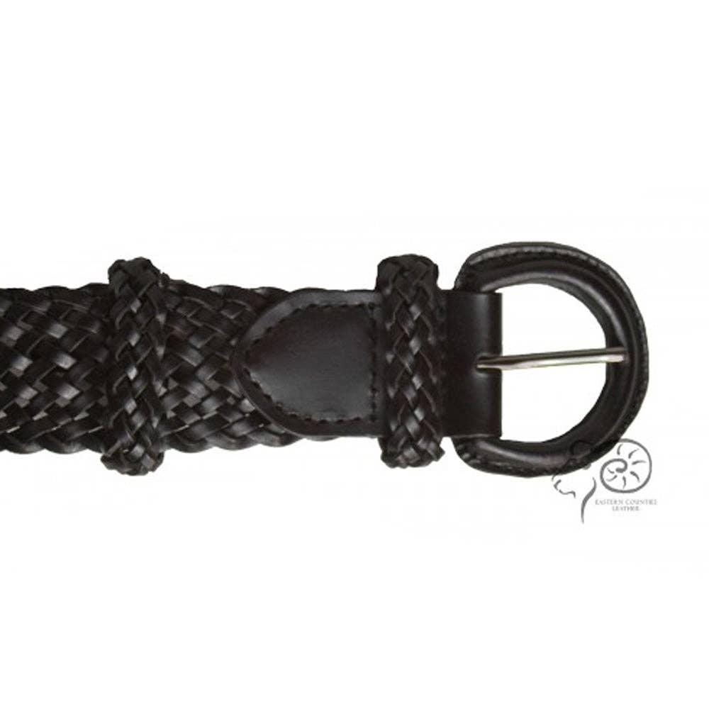 NLB04 Plaited Belt: Tan / 14