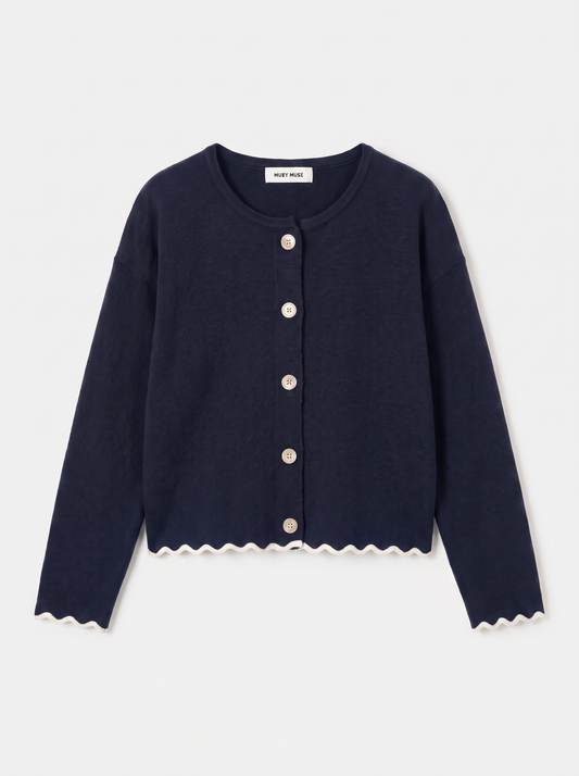 Evie Cardigan - Navy