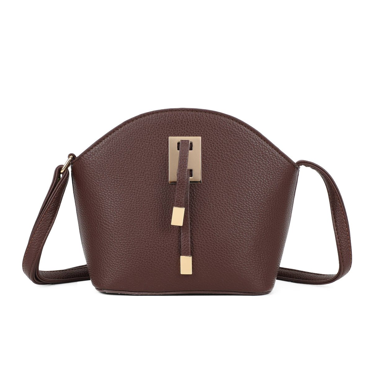 Tassel Cross body Bag: Coffee