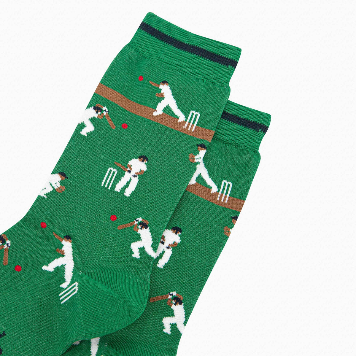 Cricket Players Mens Bamboo Socks