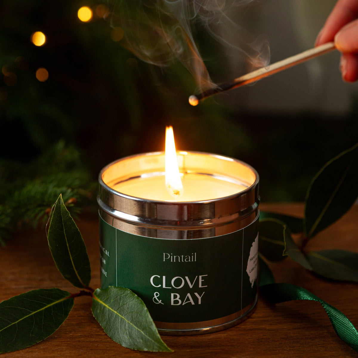 Clove & Bay Tin Candle