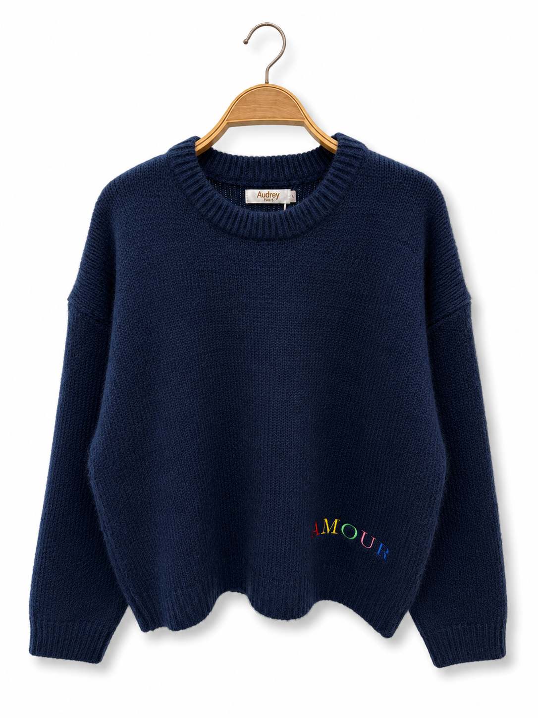 Amour Knitted Jumper - Navy