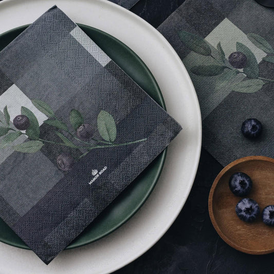 Blueberry Burst Napkins - Dinner