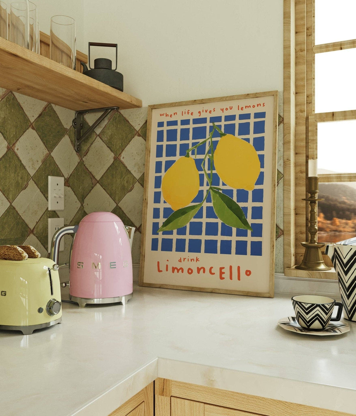 Limoncello Kitchen Print: A4