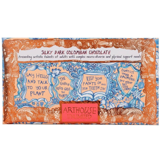 Words of Wisdom - Silky Dark Colombian Chocolate Bar