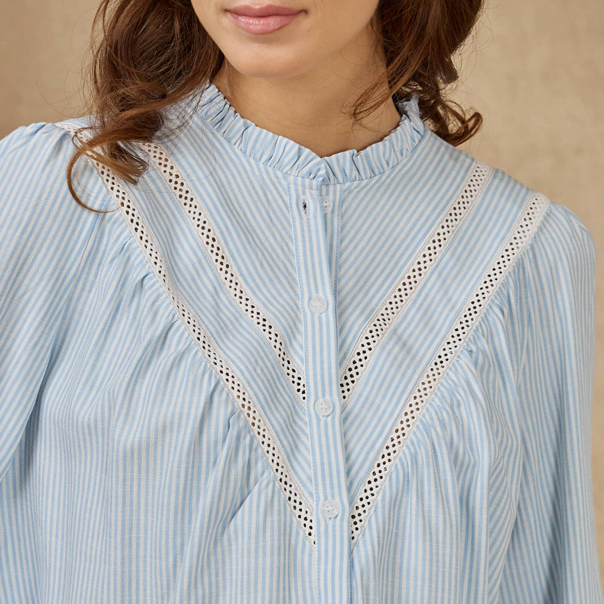 Gigi striped blouse - Blue